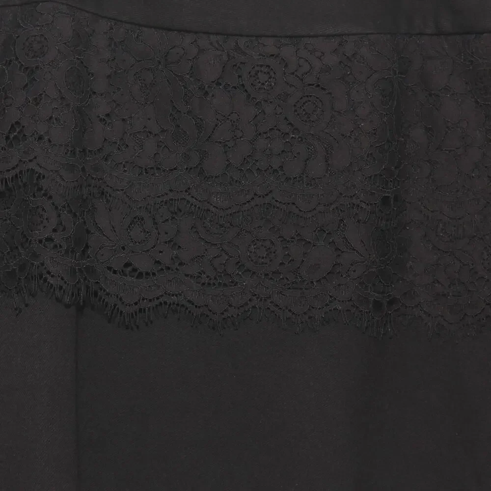 Cabi Style #3496 Soiree Lace Accent Skirt Size 16 Black